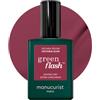 Manucurist Smalto Semipermanente Unghie Prugna Green Flash Victoria Plum - Gel Unghie - 12-free, bio-based (84%) - Manicure Professionale - Made in France - 15 ml