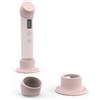 TIUIHU Supporto a ventosa in silicone rosa con custodia per la testa per Medicube Booster Pro, supporto antiscivolo per dispositivo per la cura della pelle, organizer stabile da banco