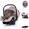 Chipolino Set seggiolino auto, stazione base Isofix Aura, i-Size (40-85cm), colorazione:marrone chiaro