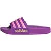 adidas Unisex - Bambini e ragazzi Adilette Shower Slides Sandal, Purple Burst/Bliss Pink/Semi Ice Tangerine, 30.5 EU
