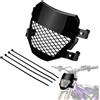 BIUGERCN Tabella Porta Numero Moto Universale per Motocross Enduro Dirt Pit Bike | Compatibilità Universale, Piastra con Adesivo, Targa Anteriore per Motocross, Enduro e Pit Bike, Posizione Anteriore