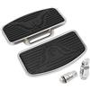 FTKDMT Pedane regolabili per moto, pedane passeggero posteriori pedali adatti per Harley Sportster 883 1200 Dyna