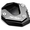 VJUXGTLTX Per Honda X-ADV 750 (2017-2020) X-ADV 750 (2021-2026) Accessori Moto Portachiavi Cavalletto Laterale Cavalletto Ingranditore Cuscino Di Estensione(B 17-20 Grey)