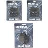 MEXITAL Pastiglie freno Anteriori + Posteriore per CB 1300 F3/F13 (03-04) CB 1100 (Non ABS) (13-14) CBR 929 RR/CBR 954 RR (00-03) CB 400 SF4/5/S5 (NC39) (04-05) CBR 600 FS Sport (FS1/FS2) (01-02)