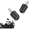 JIXLOUR Contrappesi Manubrio Moto in Alluminio, Bilancieri Universali per Manubrio 7/8 22 mm, Compatibile con Moto Sportive, Naked, Scooter, Cruiser, con Polsino Antivibrazione e Tappi Protettivi
