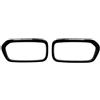 QGBKLZNZHP Griglie anteriori Per BMW F39 Per X2 2018 2019 2020 2021 In Fibra Di Carbonio/nero Lucido Cornice Di Copertura Della Griglia Anteriore Griglia Paraurti Anteriore(Glossy Black)