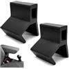 BlitzPro Alzatore bracciolo per VW Polo AW/Taigo/Seat Arona/Ibiza Set di 2 pezzi di montaggio senza attrezzi Erhöhung Supporto per gomito stabile circa 3 cm Posizione di guida comoda Ergonomia interna nera