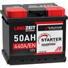 LANGZEIT Batterien LANGZEIT batteria auto 50Ah 12V avviamento sostituito 44Ah 45Ah 46Ah 47Ah