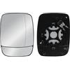 LONGLING Ricambio destro lato passeggero specchietto retrovisore esterno vetro riscaldato con piastra posteriore vetro specchio per Renault Trafic Nissan NV300 Opel Vivaro Fiat Talento 2014-2022