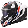 DOBLE XX LS2 Helmets Casco integrale modello FF818 Storm III Sporty White Blue Red completamente omologato 22.06 (M 57/58)