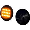 Generic For Fiat Punto 188 1999-2012 Sequenziale Dinamico Indicatori di direzione Indicatore Laterale Specchio Lampada Ricambi Auto(Black)