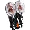 YULEGUDI Indicatori di Direzione Moto Compatibile Con Triumph Per Street Scrambler 900 Twin 2016-2024 Freccia Lampeggiante Moto(Bulb Light Clear)