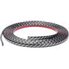 Adunsiaoto Strisce Adesive Decorative Dell'automobile, Striscia Modanatura Interna per Auto, Fibra Di Carbonio Universale Strisce Decorative Flessibili Modanature D'urto per Auto Moto(6mm)