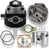 Generico GRUPPO TERMICO DR DIAMETRO 55 MODIFICA 102CC COMPATIBILE CON PIAGGIO APE VESPA 50 2T GHISA