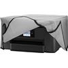 kwmobile Copertina Antipolvere Compatibile con Epson Workforce Pro WF-3820 - Copri Stampante - Copertura Protettiva - Fodera in grigio chiaro