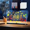 Comius Sharp Lavagna Promemoria LED, Lavagna Luminosa per Disegnare, Lavagnetta in Acrilico Luminoso con Controllo Touch e 6 Modalità di Luce, Bacheca Luminosa a LED Regalo per Casa, Ufficio, Scuola (30x20 cm)