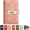 Yfjyxen A6 Savings Notebook with Lock, Money Budget Binder Journal Cash Envelopes