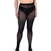 Ulla Popken Donna Collant nero 50+