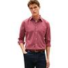 Tommy Hilfiger Uomo Camicia Flex Poplin Herit Check in Cotone, Rosso (Regatta Red/Check), L