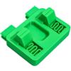 KiraKira Stazione di saldatura Helping Hands: lente d'ingrandimento rotante a 360° e clip a coccodrillo per riparazione di circuiti stampati, terza mano flessibile (verde)