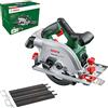 Bosch Home and Garden Sega circolare a batteria UniversalCirc 18V-53 (taglio preciso nel legno; profondità di taglio max. 53 mm; 18 Volt System; senza batteria) - Amazon Edition