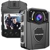 CAMMHD Z3-64G Bodycam Polizia 1440P Body Cam 8-10 Ore 3000mAh Scheda Esterna Visione Notturna Adatta per le Forze dell'ordine di Sport all'aria Aperta