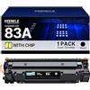 KEENKLE 83A Toner Compatibile per HP 83A per LaserJet Pro M201n (1 Nero)