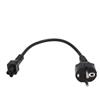 HangTon Cavo di alimentazione Euro Schuko Plug CEE7/7 a IEC320 C5 Mickey Mouse per Computer Portatile Adattatore AC Cavo Suppy, 250V 2,5A 3 Pin 12 pollici