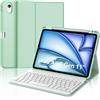 WINCHKING Cover Tastiera per iPad Air 11 M4 2026/M3 2025/M2 2024, Italiano QWERTY, Custodia con Bluetooth Rimovibile Tastiera per iPad Air 11 Pollici M4/M3/M2, Verde Chiaro