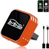 MMB CP-Ultra 2026 - Adattatore wireless CarPlay 2 in 1 per iPhone e Android Auto, Wi-Fi 6+Bluetooth 5.4, converte CarPlay cablata e Android Auto in Wireless CarPlay, Plug & Play (colore arancione)