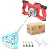 IMAYCC Betoniera Elettrica per Trapano, Miscelatore per Malta Portatile da 2100W, Agitatore M14 Regolabile, per Miscelazione di Vernice, Liquame di Cemento, Calcestruzzo, Malta, Foraggio, ecc.