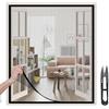 HW CASA Zanzariera Finestra 150X180CM,Tende Zanzariere che Possono Essere Tagliate Come Vuoi,Rete per Zanzariera Adesiva con Forbici,Installazione Rapida Senza Forare,Zanzariera Lavabile Removibile