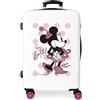 Disney Mickey All Smile Valigia da cabina Multicolor 38x55x20 cm ABS rigido Lucchetto a combinazione laterale 35L 2 kg 4 ruote doppie Bagaglio a mano