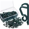 Marsui Clip di Luci Natalizie Ganci per Grondaie all'Aperto Clip per Luce Esterna Resistente alle Intemperie Clip Luce Natalizia per Natale Decor Stringa di Luce (Verde, 120 Pezzi)
