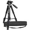 Huepar TPD14 150cm / 60 Treppiede per Livella Laser, Treppiede da viaggio Regolabile con Testina Flessibile a 3-vie, Piastra a Sgancio Rapido con Vite 1/4-20 e Dado Adattatore 5/8-11