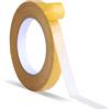 KINBOM 1 rotolo Nastro Biadesivo Resistente, 10mm x 20 m Nastro Biadesivo Super Resistente Nastro Biadesivo Trasparente Extra Forte Double Sided Adhesive Tape per Pareti, Facile Utilizzo