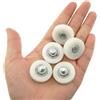 yyangz 12 cuscinetti di ricambio in nylon per cassetti, piccole puleggie, in plastica, per armadietti, porte scorrevoli, schedari, registratore di cassa, cassettiera, 2,5 cm