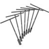 pgroup Set di Chiavi a Bussola con Impugnatura a T, 7 Pezzi Metrici (6mm, 8mm, 10mm, 11mm, 12mm, 13mm, 14mm), Esagono 6 Punti, Acciaio CR-V, Marcatura Laser, per Riparazione Moto e Auto