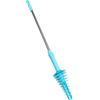 QWORK® stura wc, spazzola per la pulizia dei tubi del WC, per disostruire WC, fognature