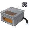 ATOMSTACK FB2 Boîtier pour machine à graver au laser 74*76*42cm avec Ventilation et Tuyau d'Échappement, Couverture de Protection Ignifuge et Anti-Poussière Pliable Réduction des Odeurs et du Bruit