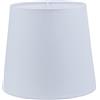 Sinta Paralume Tessuto Coolie Moderno Rilancio Lampada da tavolo E14/E27 Lampada da comodino Lampada da parete Paralume, Ø7.5/19cm,Bianco