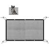 HMCEY Rete Divisorio Auto per Cani, Rete di Sicurezza per Cani 116 x 76 cm | Con Cordino Regolabile, Con Gancio, Rete Trasparente, Barriera di Separazione, Per Wagon, Camera, Ringhiere, Finestre