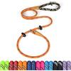 Lynxking Guinzaglio Addestramento per Cani Retriever Riflettente 180cm | Resistente e confortevole corda ad anello resistente, 1,8 m x 1 cm, senza tirare, per cani di taglia grande, media e piccola
