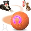 HDAKDDHG Palla per cani interattiva, giocattolo per cani 2026, con movimento automatico, ricaricabile, con luce lampeggiante a LED, palla che cigola, per cani di taglia grande e piccola, per alleviare