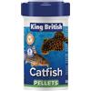 King British - Pellet di pesce gatto 60 g - Alimento completo multivitaminico affondante per pesce gatto e altri pesci tropicali che si nutrono sul fondo - Formula ad acqua chiara - ingredienti