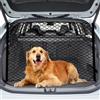 PORFOYO Rete di Separazione per Cani,120 * 90 CM Rete di Sicurezza per Auto con 4 Ganci,Pet Auto Barriera per Cani,Griglia di Protezione per Auto per SUV E Camion,Animali,Doppio Strato