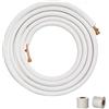 VEVOR 25FT Mini Split Line Set, tubi in rame con diametro esterno da 1/4" e 3/8" e isolamento a triplo strato, aria condizionata, refrigerante o pompa di riscaldamento e HVAC