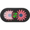 Generico Copertura per la privacy della webcam - Protezione per lente in ABS 18 | 5x9x0,7 mm, design squisito | Dispositivo di scorrimento protettivo per fotocamera per PC, telefono cellulare, apparecchiatur