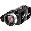 DIGNIFE Videocamera, Camcorder della videocamera 4K 5 6mp. WiFi Live Streaming Vlogging Camera con touch screen Night Vision 18x Digital Zoom(Standard,AF2)