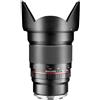 Samyang Obiettivo 16mm F/2.0 ED AS UMC CS per Fuji X, Nero